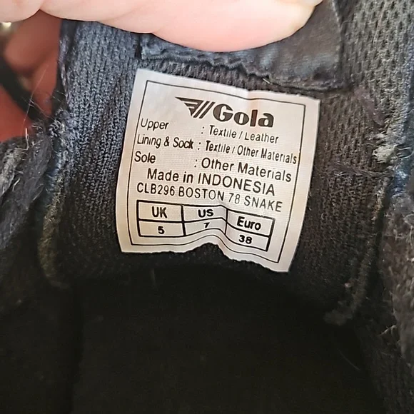 Gola Women's Boston '78 Sneakers black/pink 7 - Picture 6 of 10